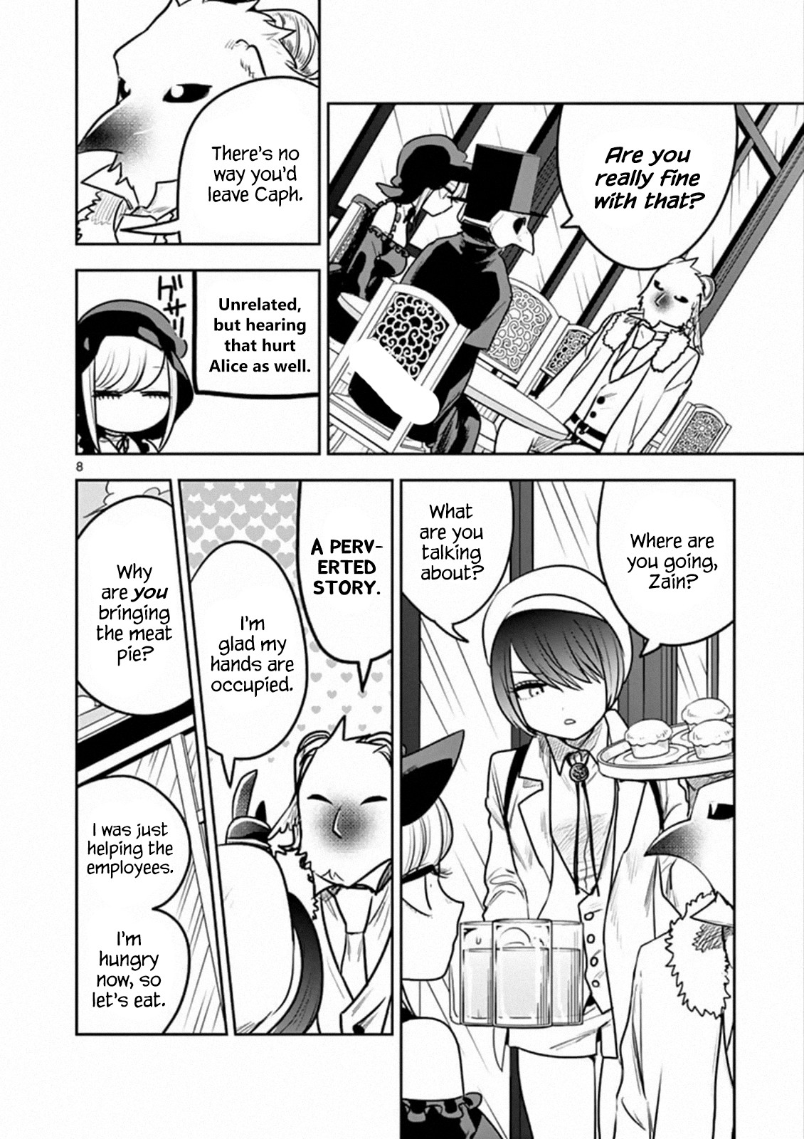 The Duke of Death and his Black Maid Chapter 88 page 8 - Chapter 88: Alone