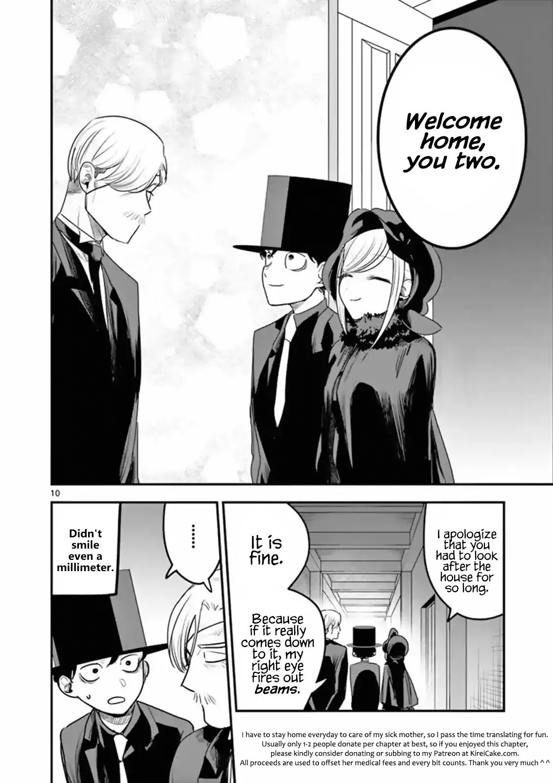 The Duke of Death and his Black Maid Chapter 95 page 10 - Chapter 95: Welcome Home