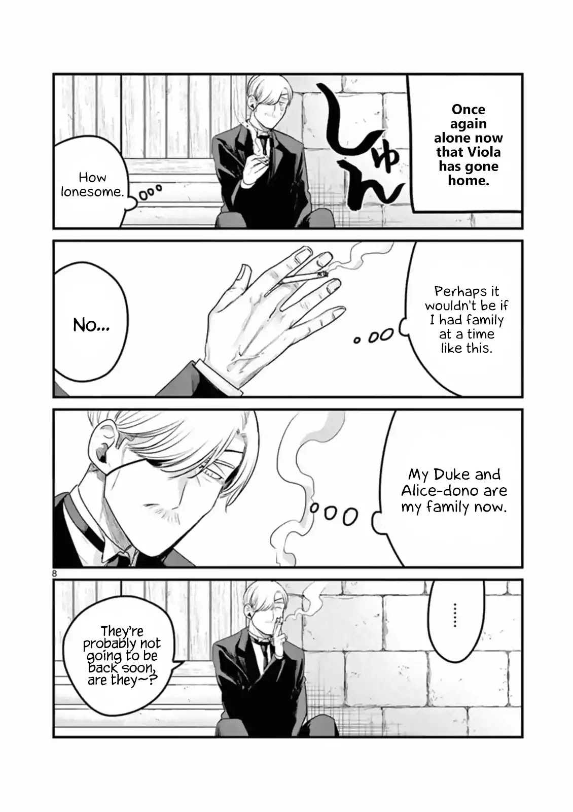 The Duke of Death and his Black Maid Chapter 95 page 8 - Chapter 95: Welcome Home