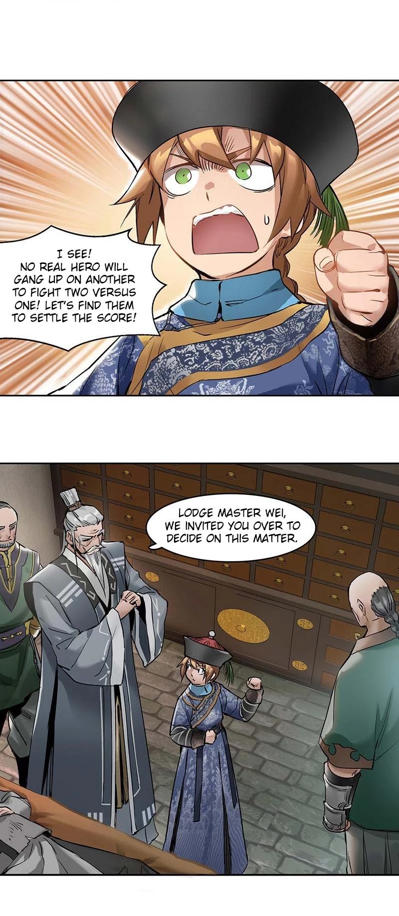 The Duke of the Mount Deer Chapter 48 page 13 - Chapter 48: How Dare You Hit My Man!?