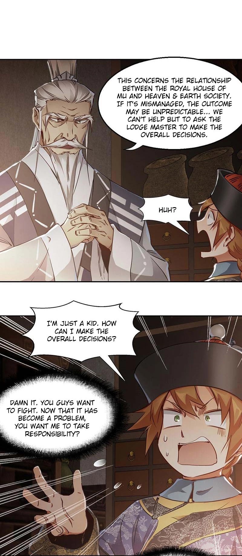 The Duke of the Mount Deer Chapter 48 page 14 - Chapter 48: How Dare You Hit My Man!?