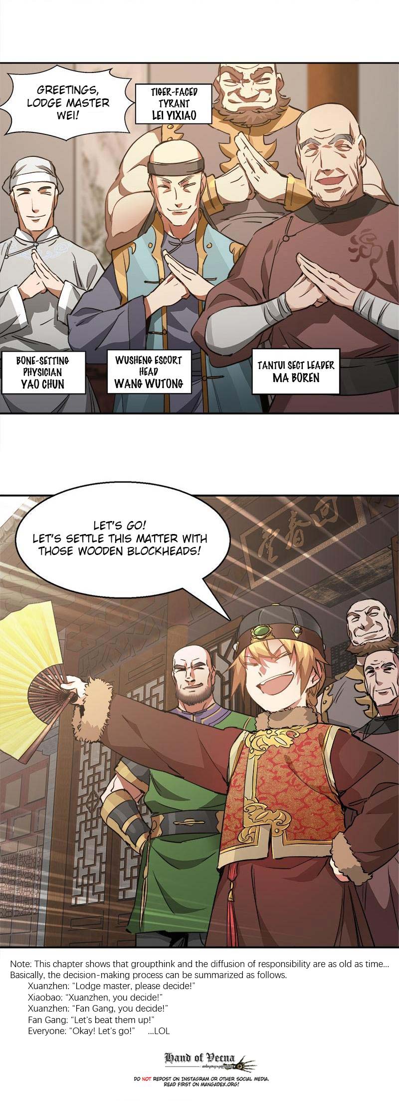 The Duke of the Mount Deer Chapter 48 page 21 - Chapter 48: How Dare You Hit My Man!?