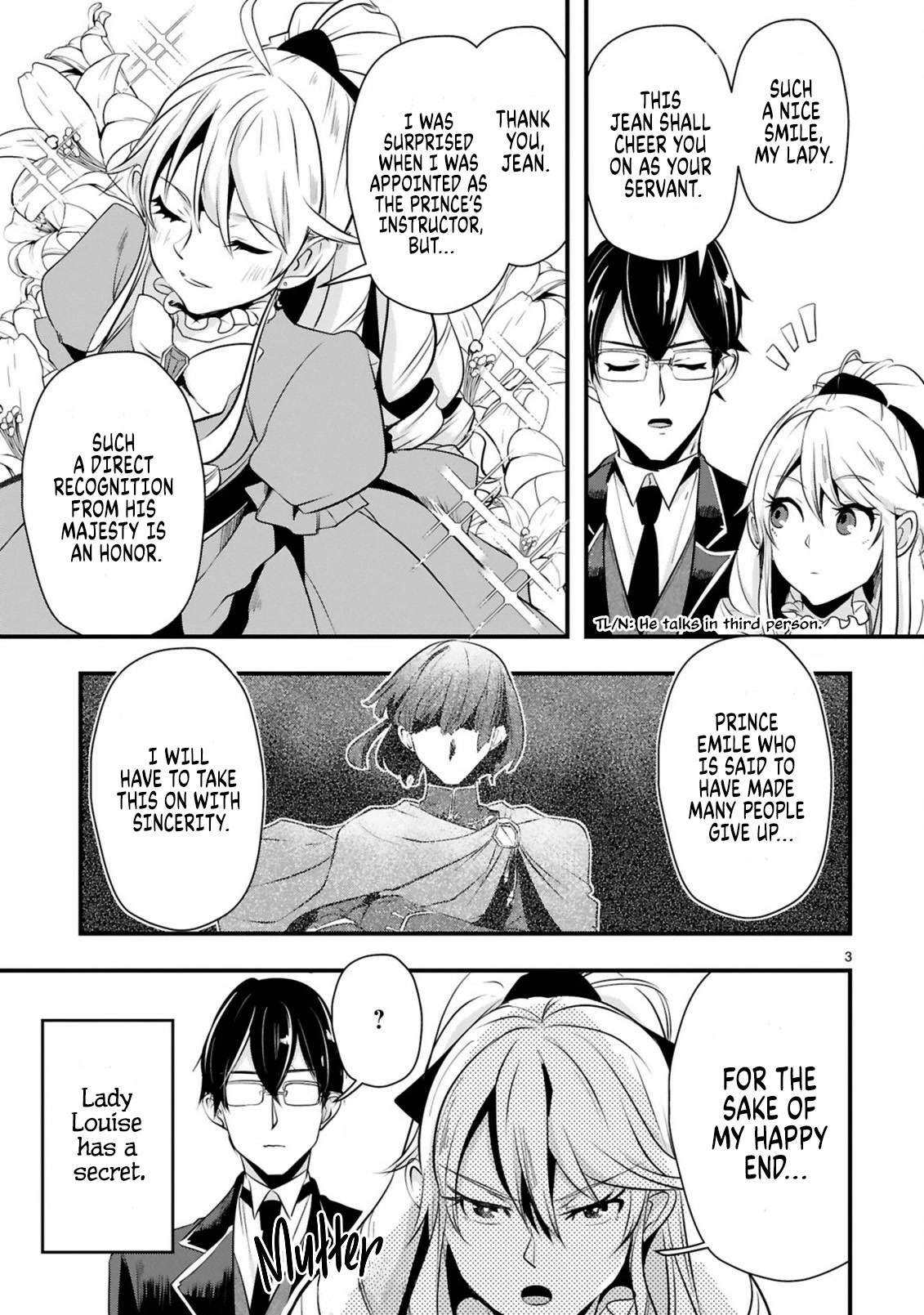 The Duke's Daughter Who Was a Villain in Her Previous Lives Was Entrusted With Training a Hikikomori Prince Chapter 1 page 4 - Chapter 1