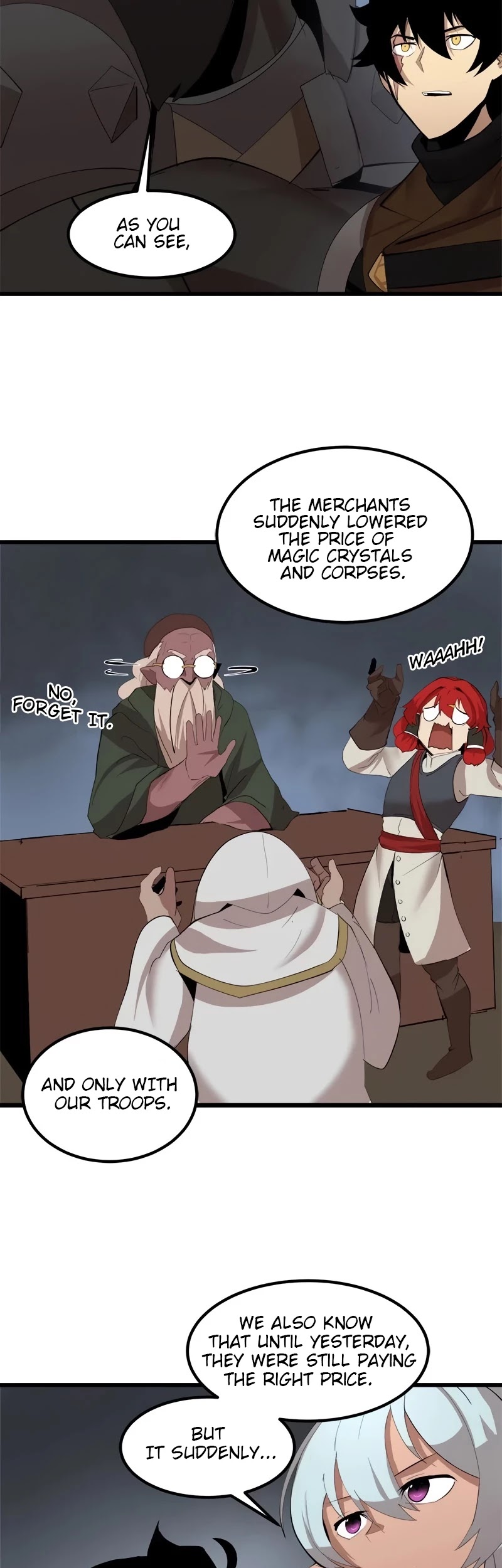 The Dungeon Master Chapter 77 page 4 - Chapter 77: "wear small shoes"