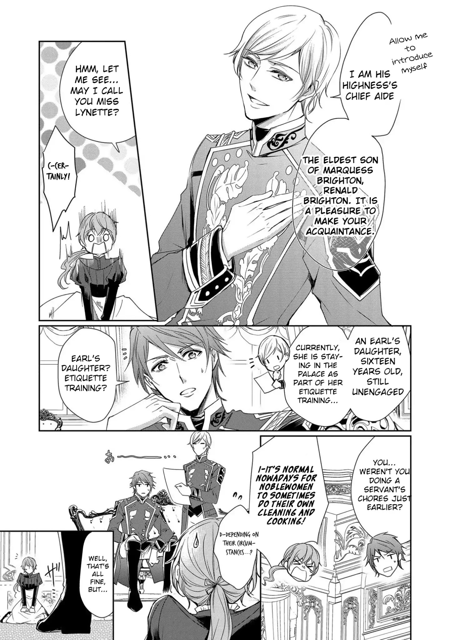 The Earl's Daughter was Suddenly Employed as the Crown Prince's Fiancée Chapter 1 page 13 - Chapter 1