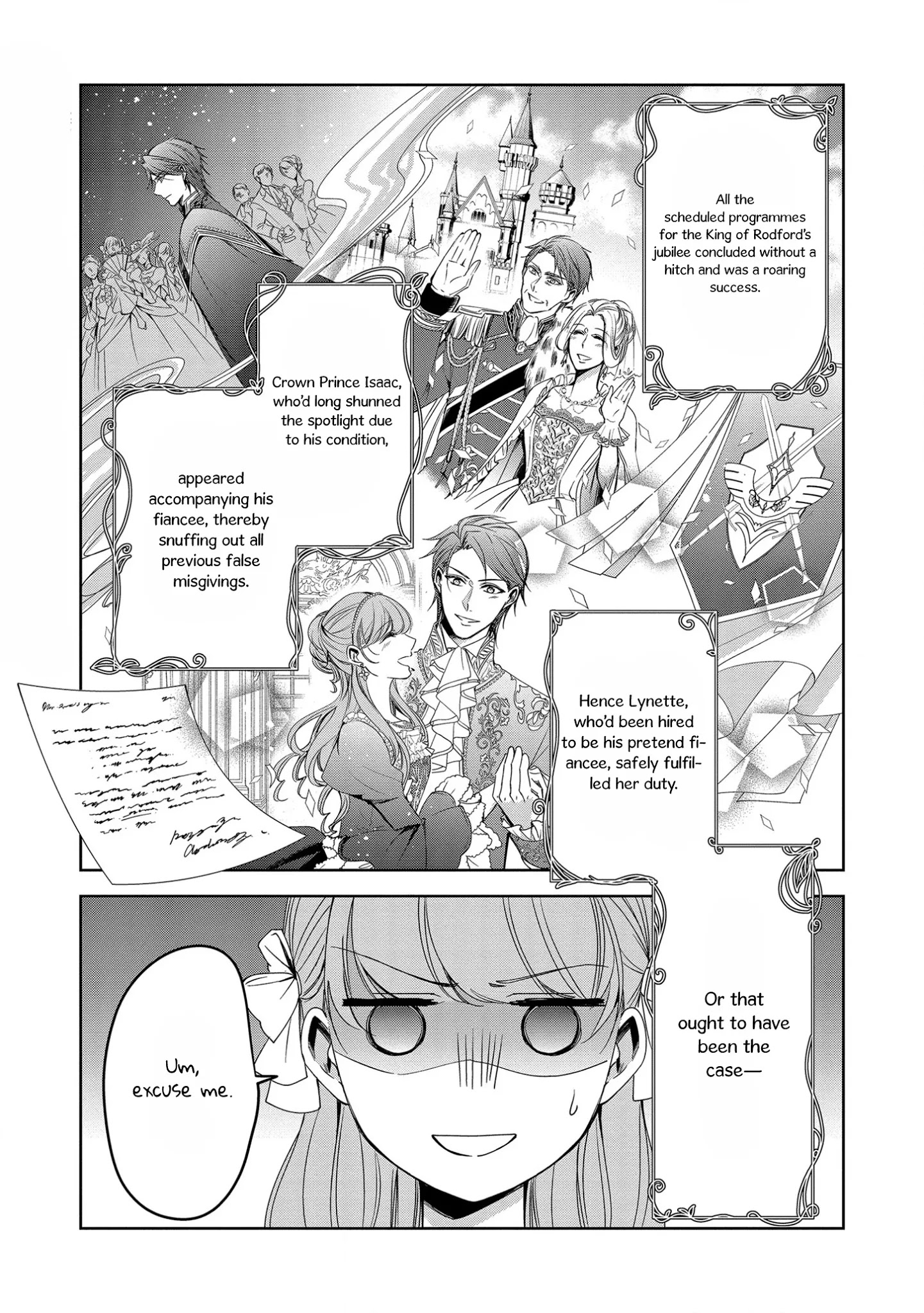The Earl's Daughter was Suddenly Employed as the Crown Prince's Fiancée Chapter 13 page 2 - Chapter 13