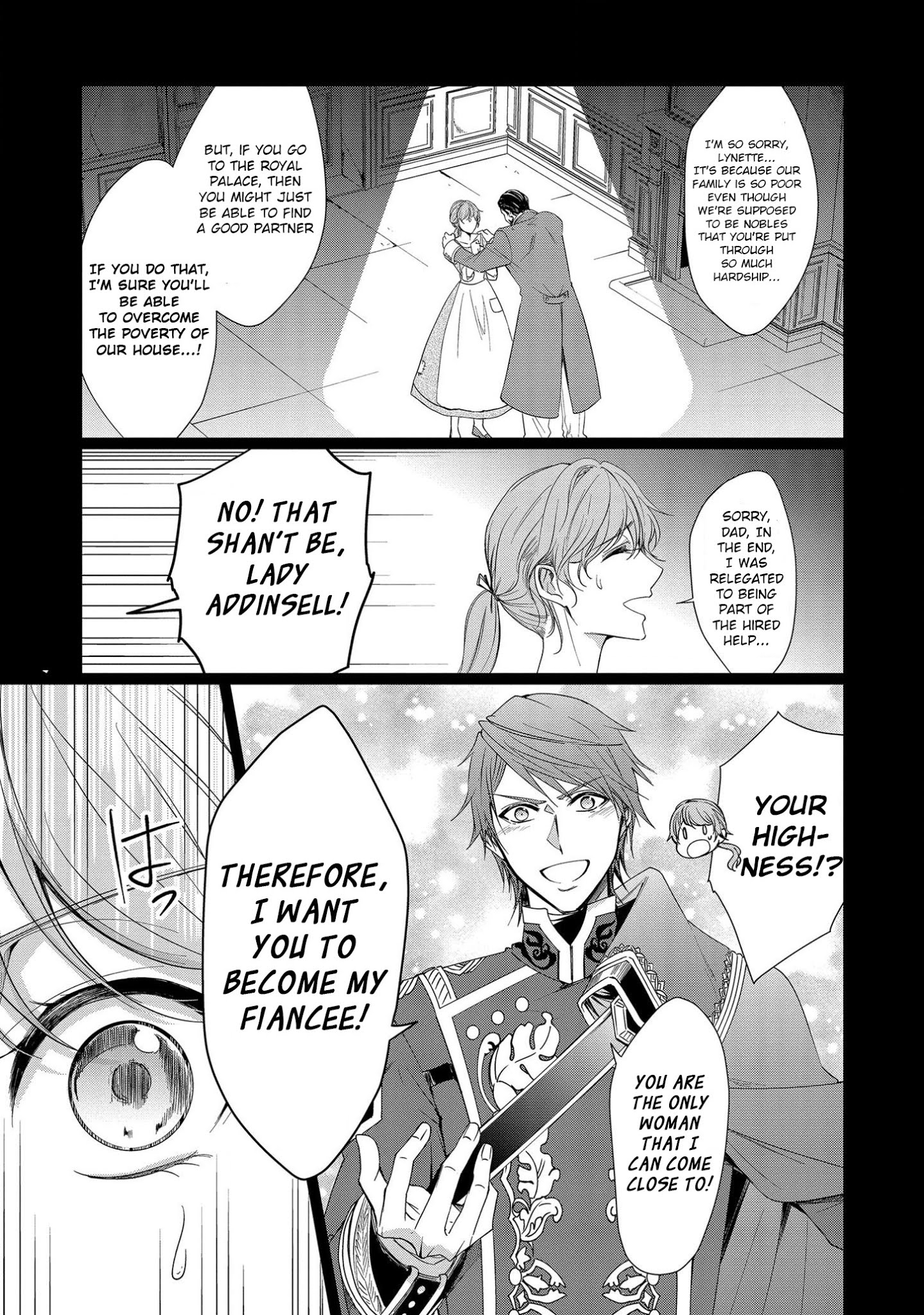 The Earl's Daughter was Suddenly Employed as the Crown Prince's Fiancée Chapter 2 page 1 - Chapter 2