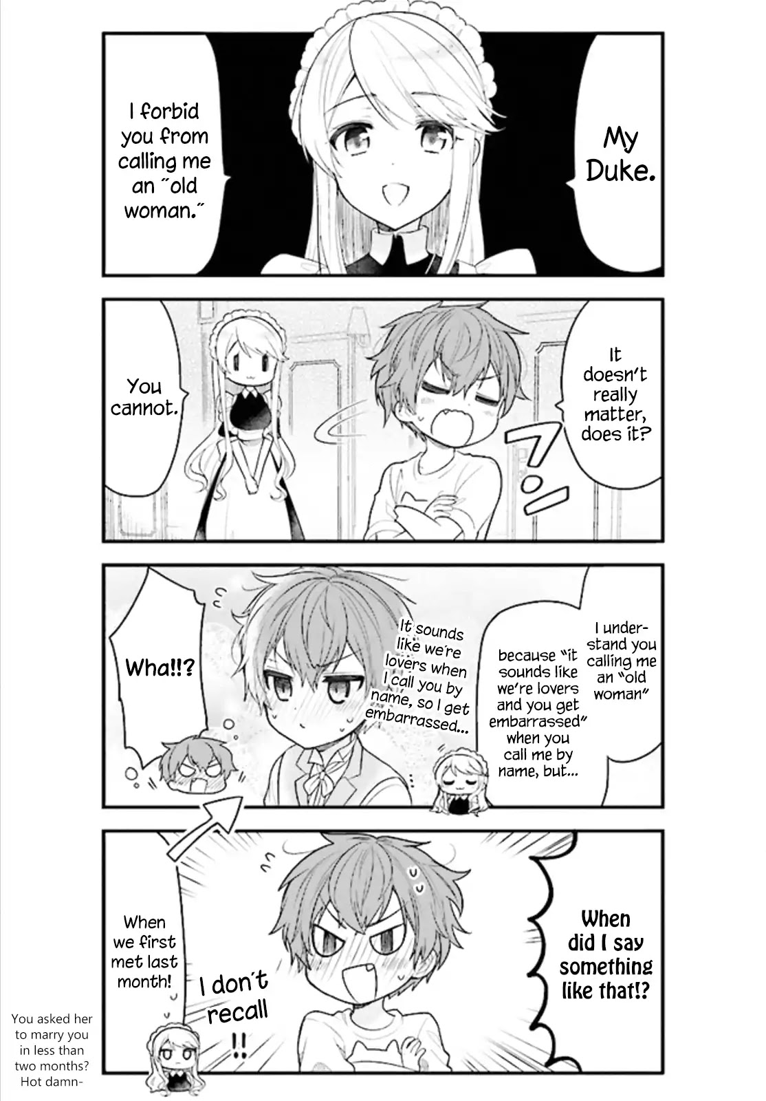 The Earnest Egocentric Duke And His Satisfactory Sisterly Maid Chapter 1 page 6 - Chapter 1