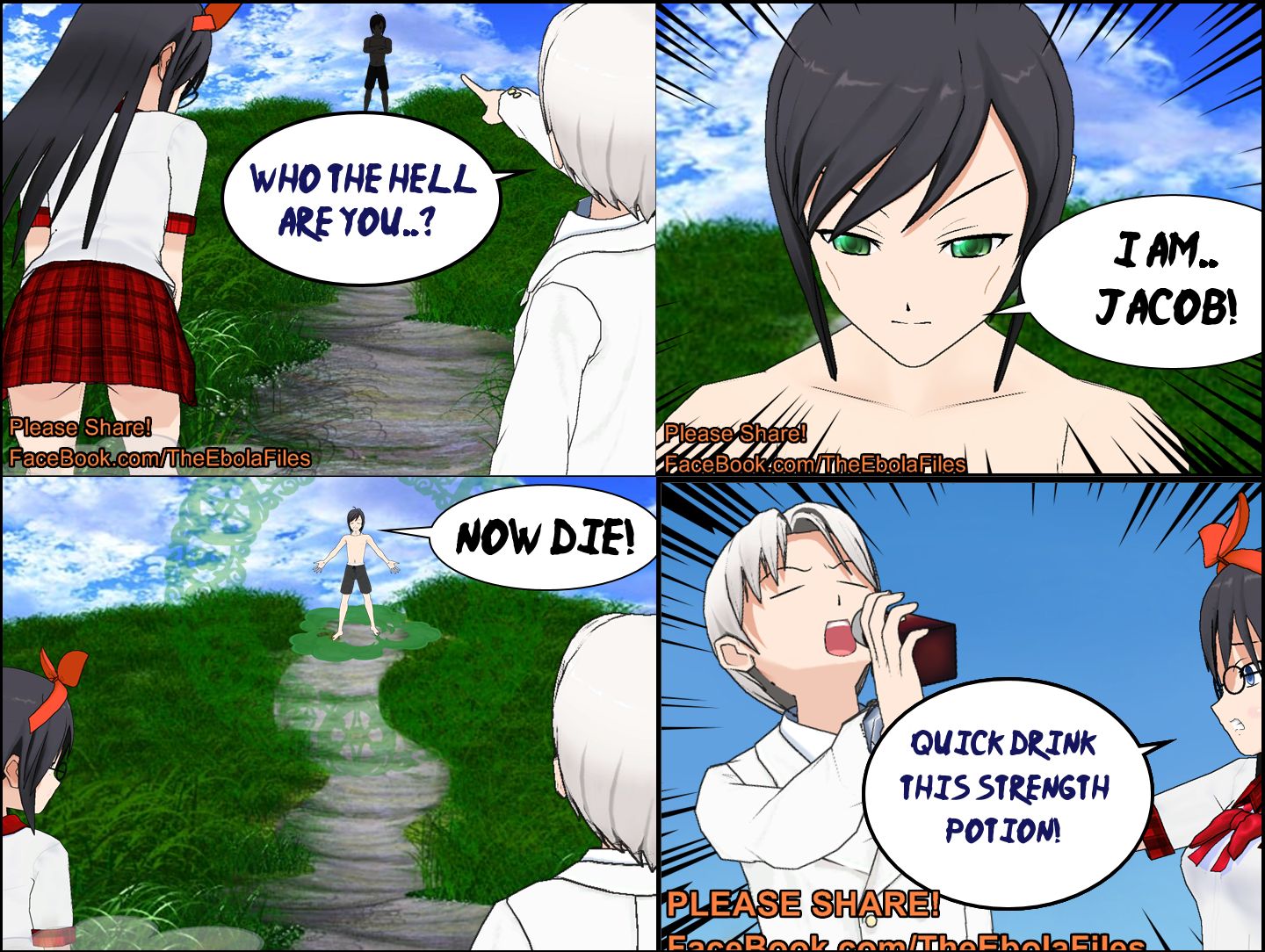The Ebola Files Chapter 16 page 2 - Chapter 16 : The Ebola Files Manga Chapter #16 - Jacob VS Vincent (Part 2)