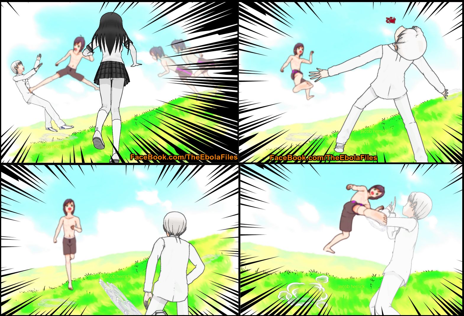 The Ebola Files Chapter 16 page 6 - Chapter 16 : The Ebola Files Manga Chapter #16 - Jacob VS Vincent (Part 2)