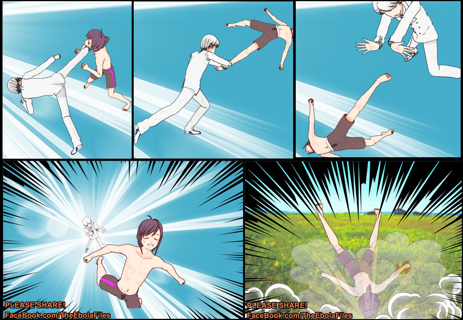 The Ebola Files Chapter 16 page 9 - Chapter 16 : The Ebola Files Manga Chapter #16 - Jacob VS Vincent (Part 2)