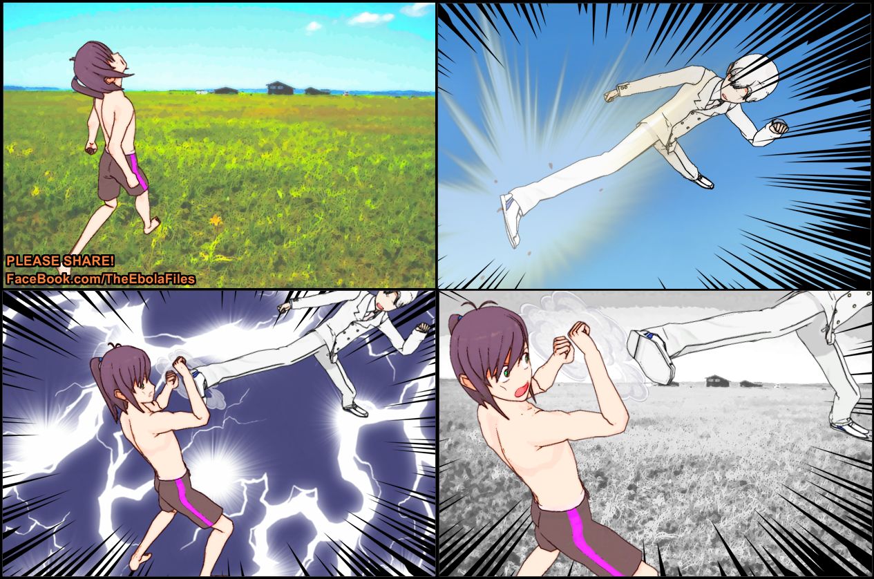 The Ebola Files Chapter 17 page 3 - Chapter 17 : The Ebola Files Manga Chapter #17 - Jacob VS Vincent (Part 3)