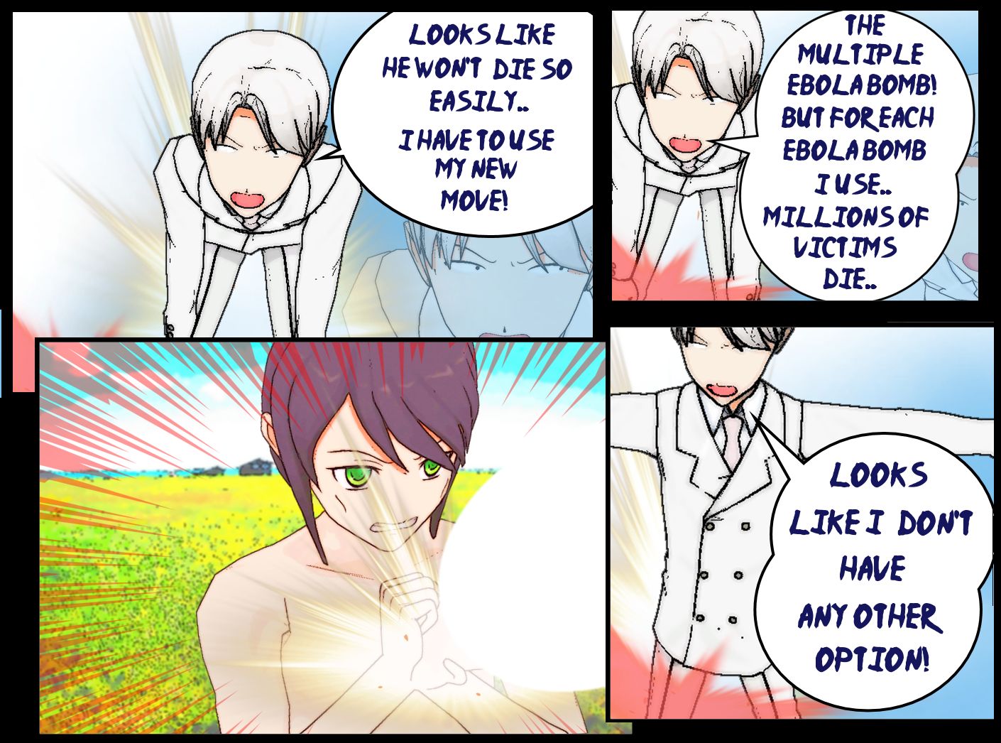 The Ebola Files Chapter 19 page 3 - Chapter 19 : The Ebola Files Manga Chapter #19 - Jacob VS Vincent (Part 5)