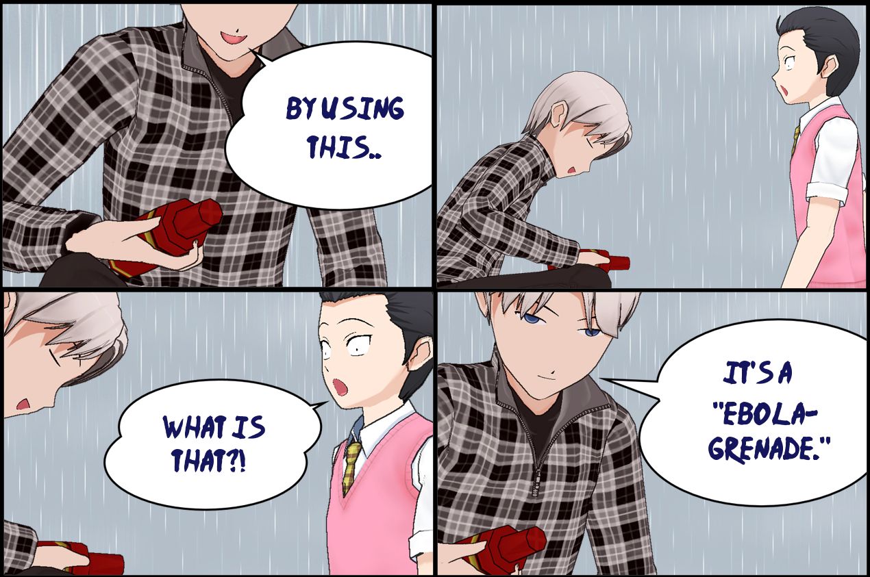 The Ebola Files Chapter 9 page 7 - Chapter 9 : The Ebola Files Manga Chapter #9 - THE EBOLA GRENADE!