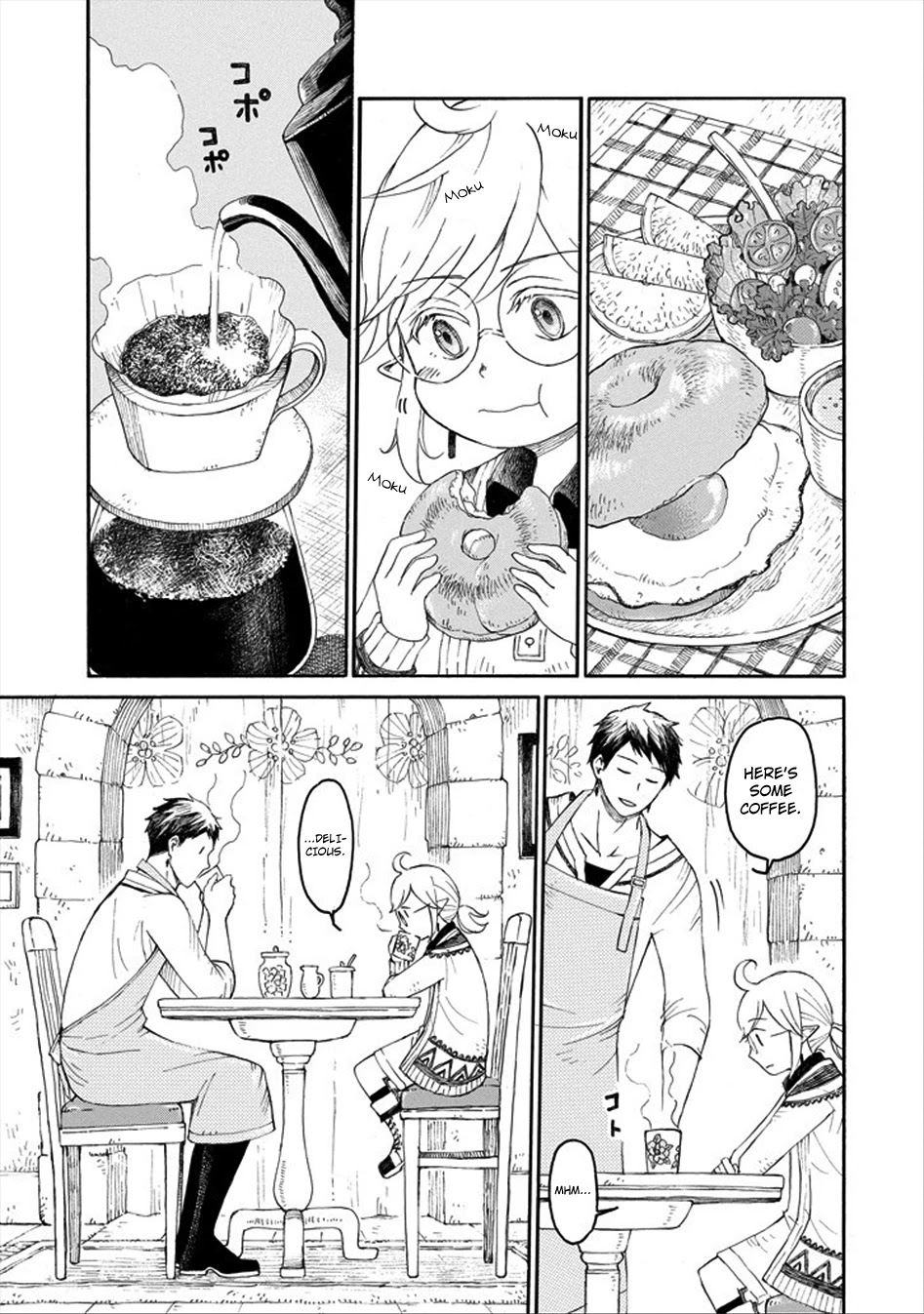 The Elf and the Hunter's Item Atelier Chapter 0 page 15 - Chapter 0: Snow Crystal Brooch