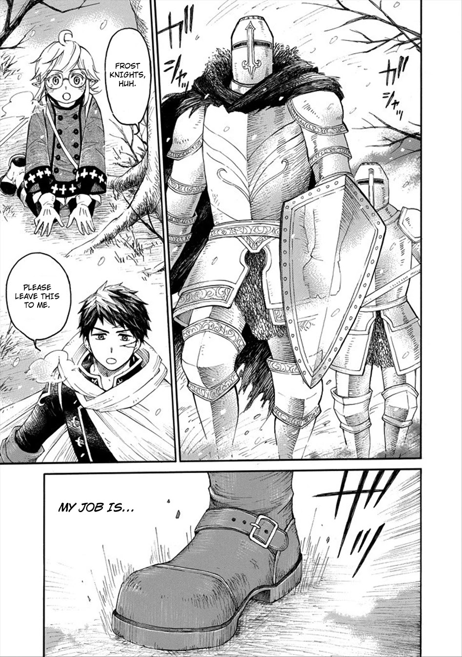 The Elf and the Hunter's Item Atelier Chapter 0 page 23 - Chapter 0: Snow Crystal Brooch