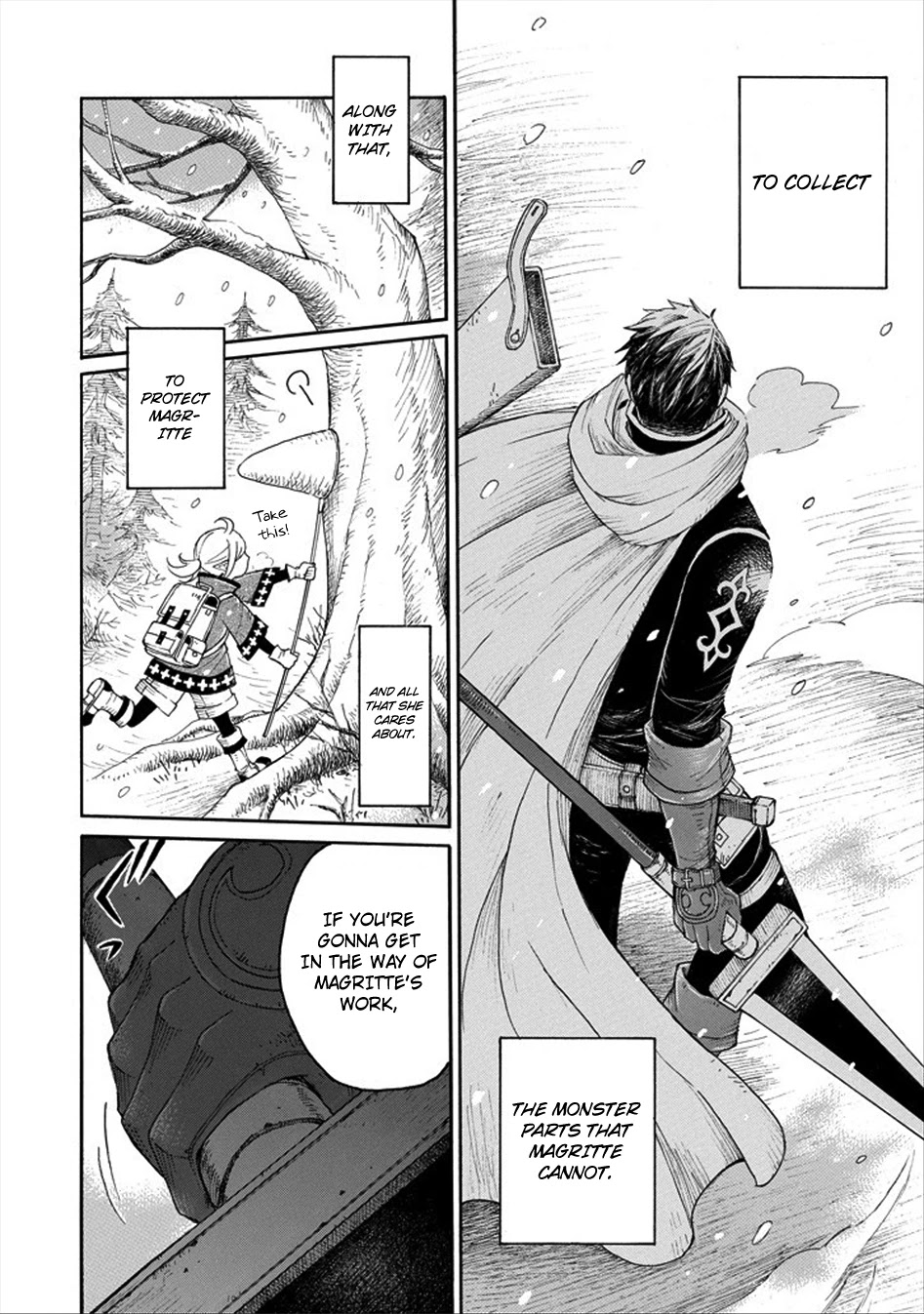 The Elf and the Hunter's Item Atelier Chapter 0 page 24 - Chapter 0: Snow Crystal Brooch