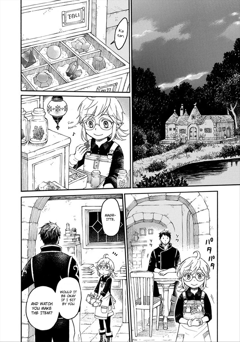 The Elf and the Hunter's Item Atelier Chapter 0 page 28 - Chapter 0: Snow Crystal Brooch