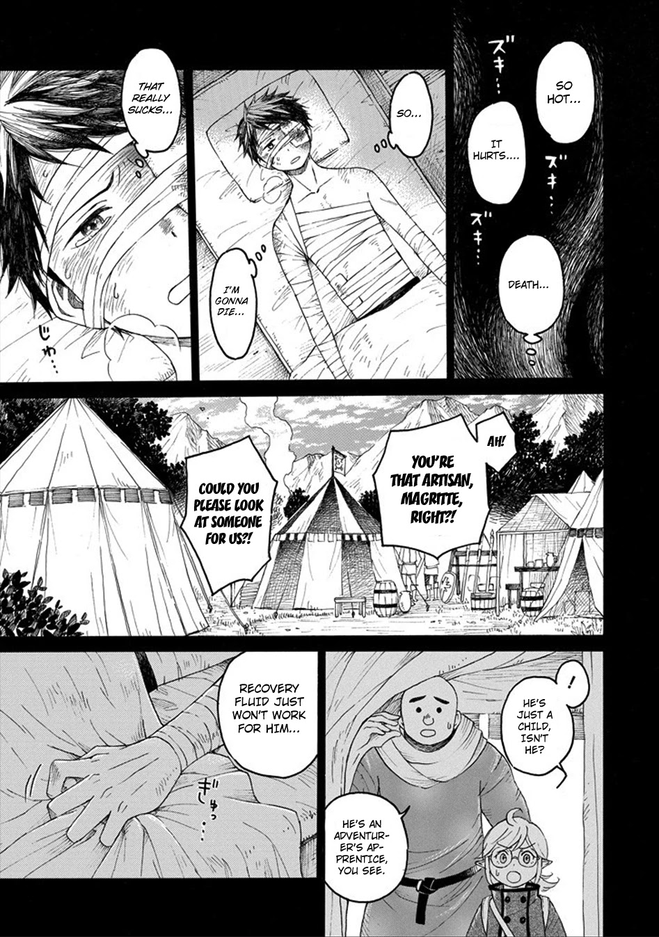 The Elf and the Hunter's Item Atelier Chapter 0 page 31 - Chapter 0: Snow Crystal Brooch