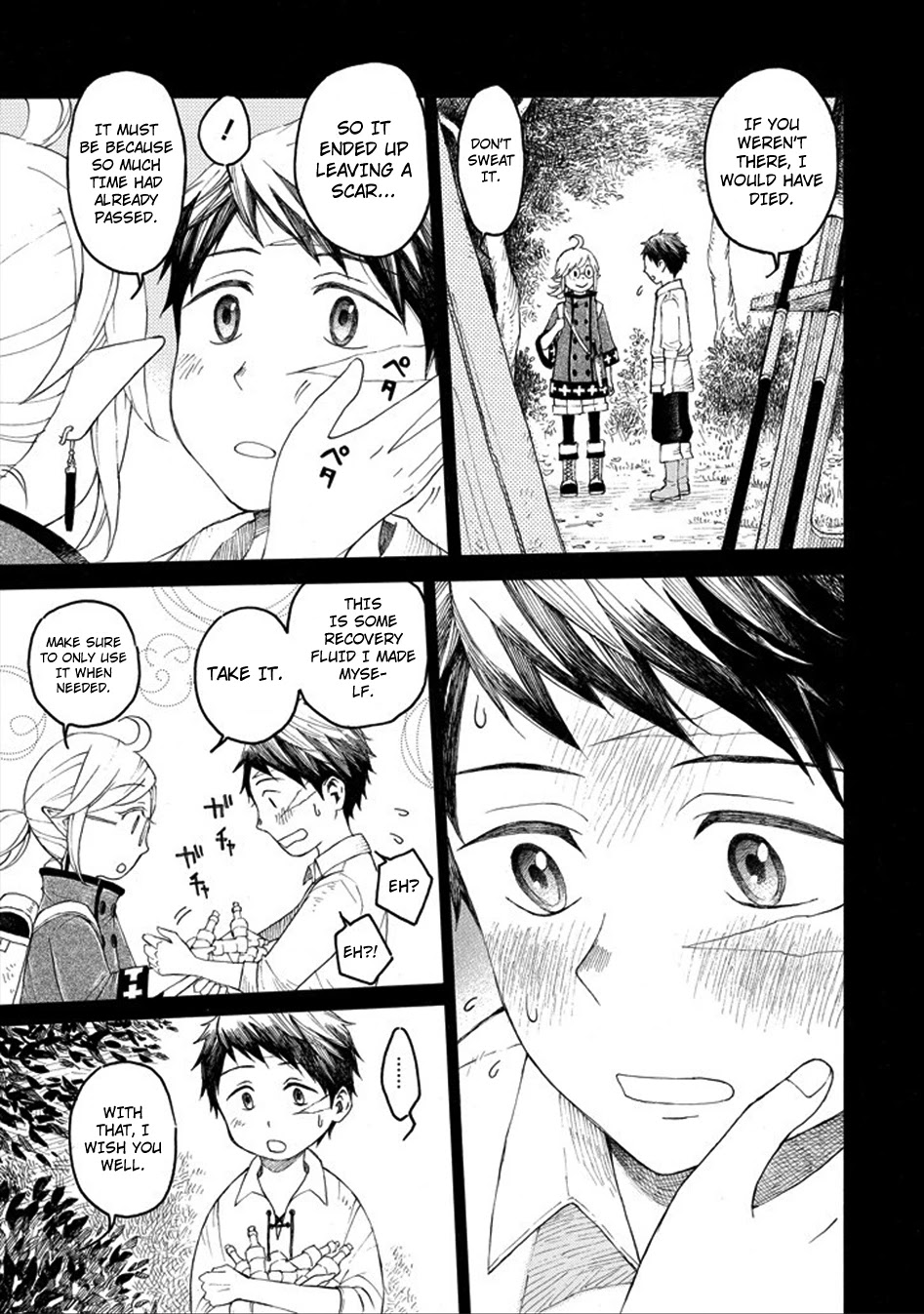 The Elf and the Hunter's Item Atelier Chapter 0 page 35 - Chapter 0: Snow Crystal Brooch