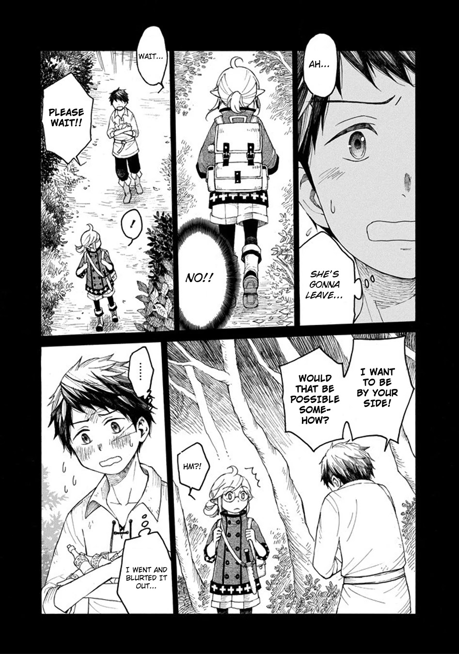 The Elf and the Hunter's Item Atelier Chapter 0 page 36 - Chapter 0: Snow Crystal Brooch
