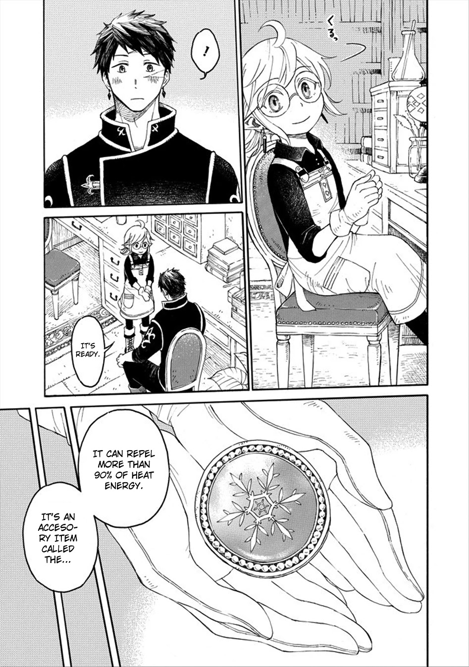 The Elf and the Hunter's Item Atelier Chapter 0 page 41 - Chapter 0: Snow Crystal Brooch