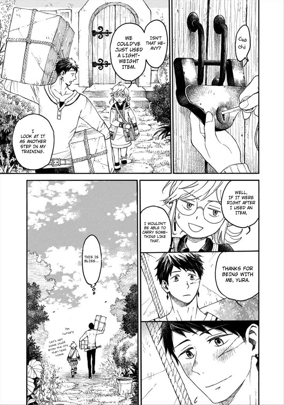 The Elf and the Hunter's Item Atelier Chapter 0 page 5 - Chapter 0: Snow Crystal Brooch