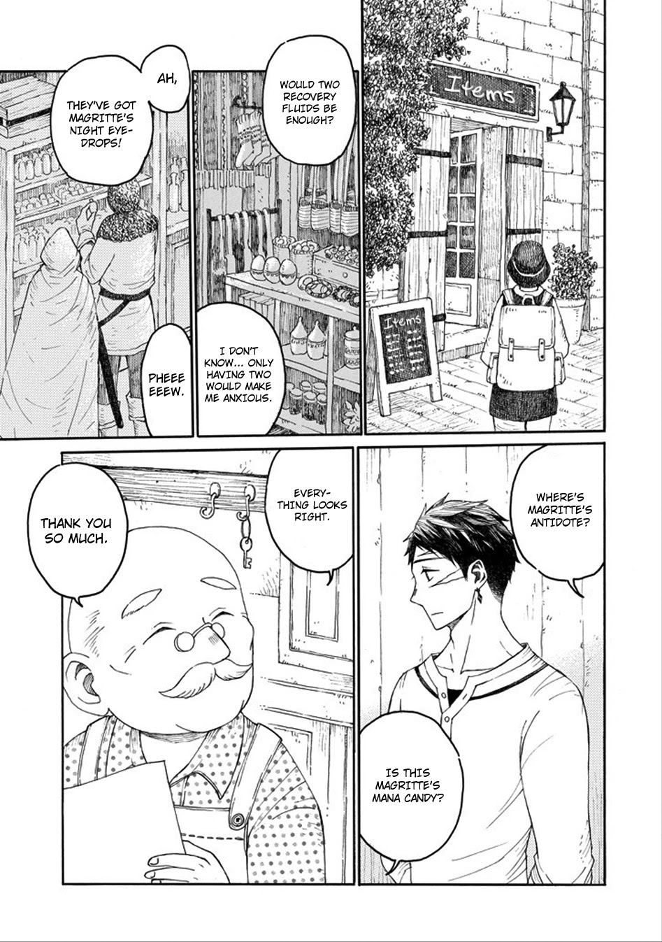 The Elf and the Hunter's Item Atelier Chapter 0 page 7 - Chapter 0: Snow Crystal Brooch