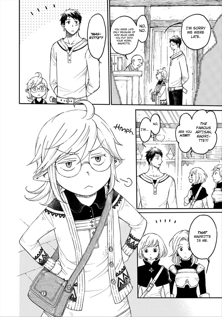 The Elf and the Hunter's Item Atelier Chapter 0 page 8 - Chapter 0: Snow Crystal Brooch