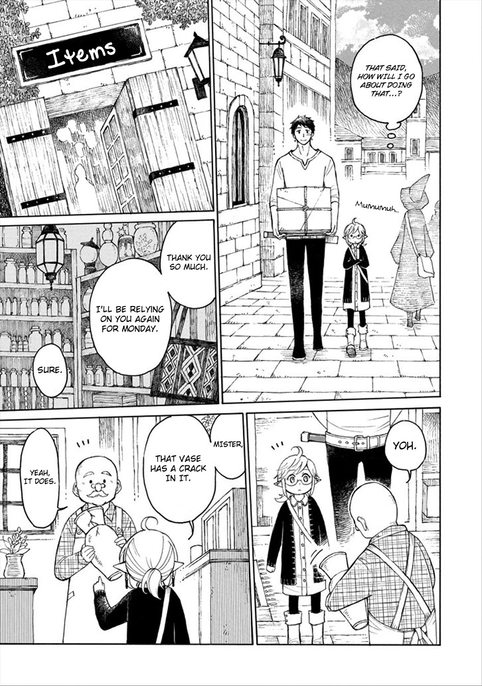The Elf and the Hunter's Item Atelier Chapter 1 page 12 - Chapter 1: Night Eye Drops Mach 2