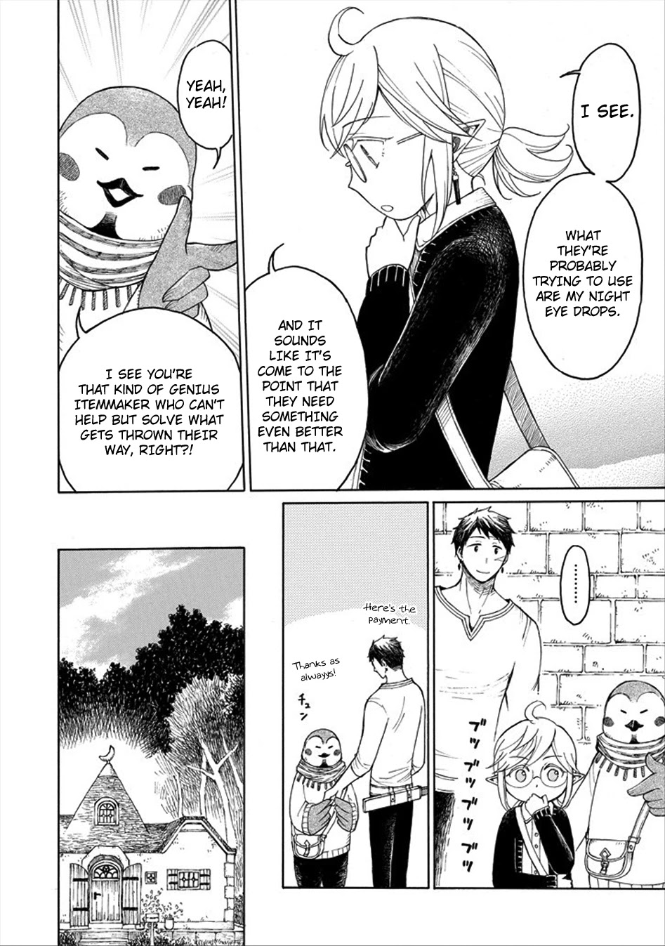 The Elf and the Hunter's Item Atelier Chapter 1 page 17 - Chapter 1: Night Eye Drops Mach 2