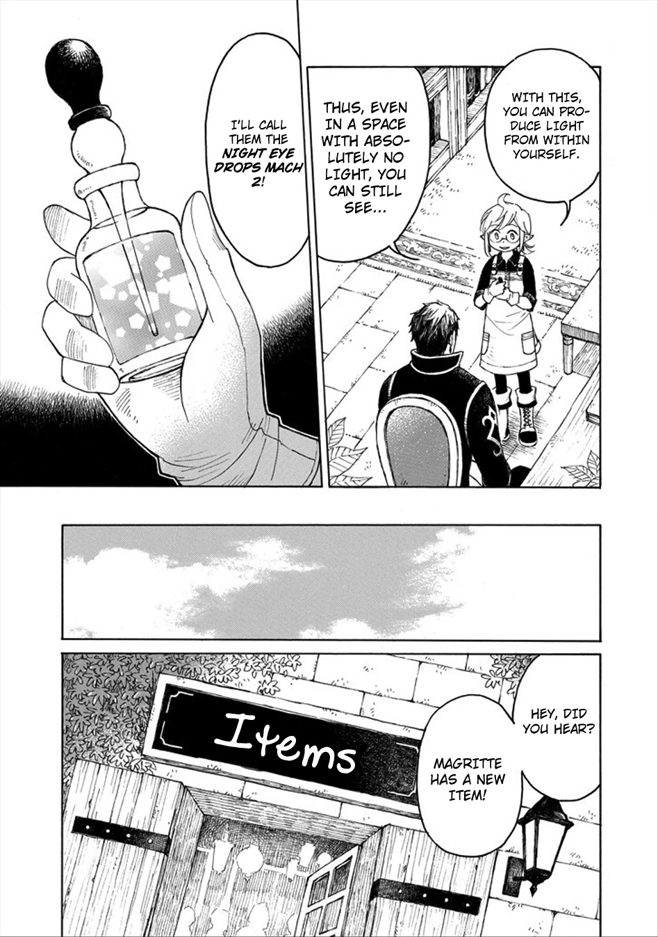 The Elf and the Hunter's Item Atelier Chapter 1 page 41 - Chapter 1: Night Eye Drops Mach 2