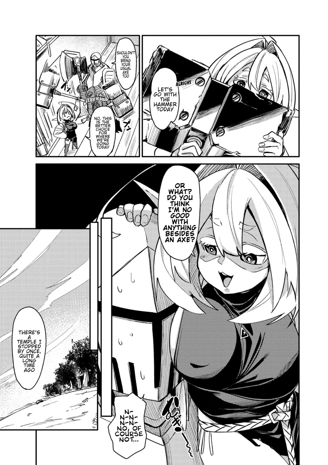 The Elf Picked Up the Heavy Knight Chapter 1 page 14 - Chapter 1