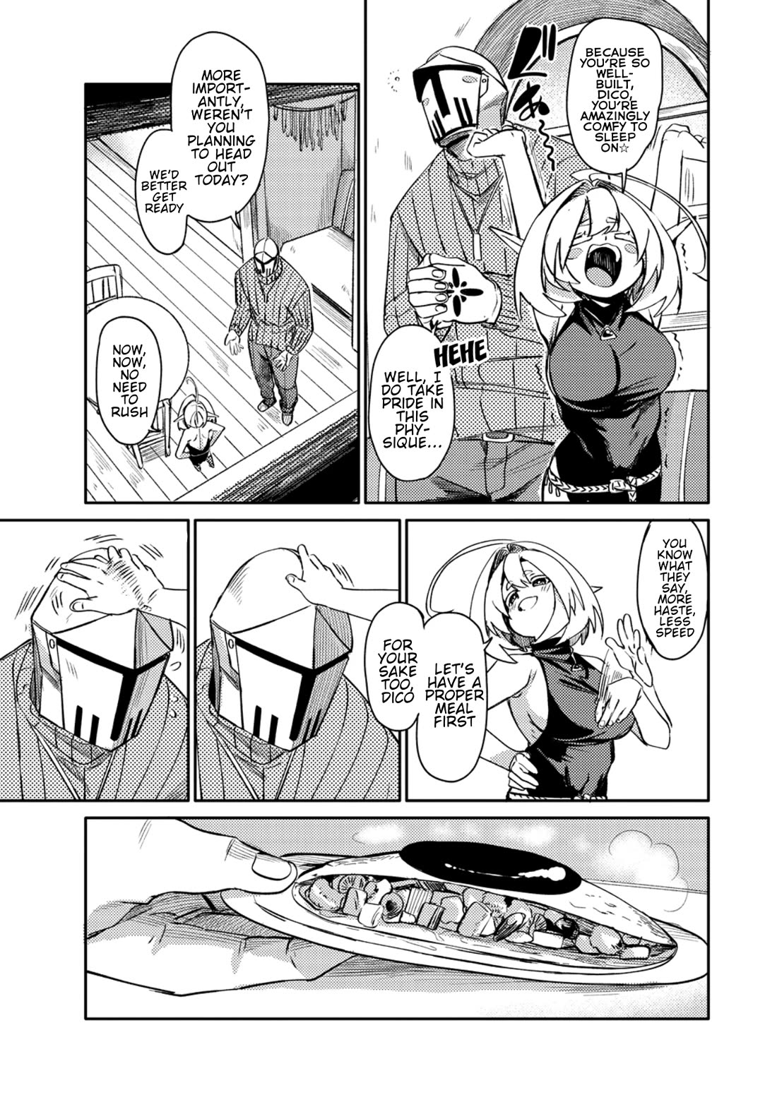 The Elf Picked Up the Heavy Knight Chapter 1 page 6 - Chapter 1