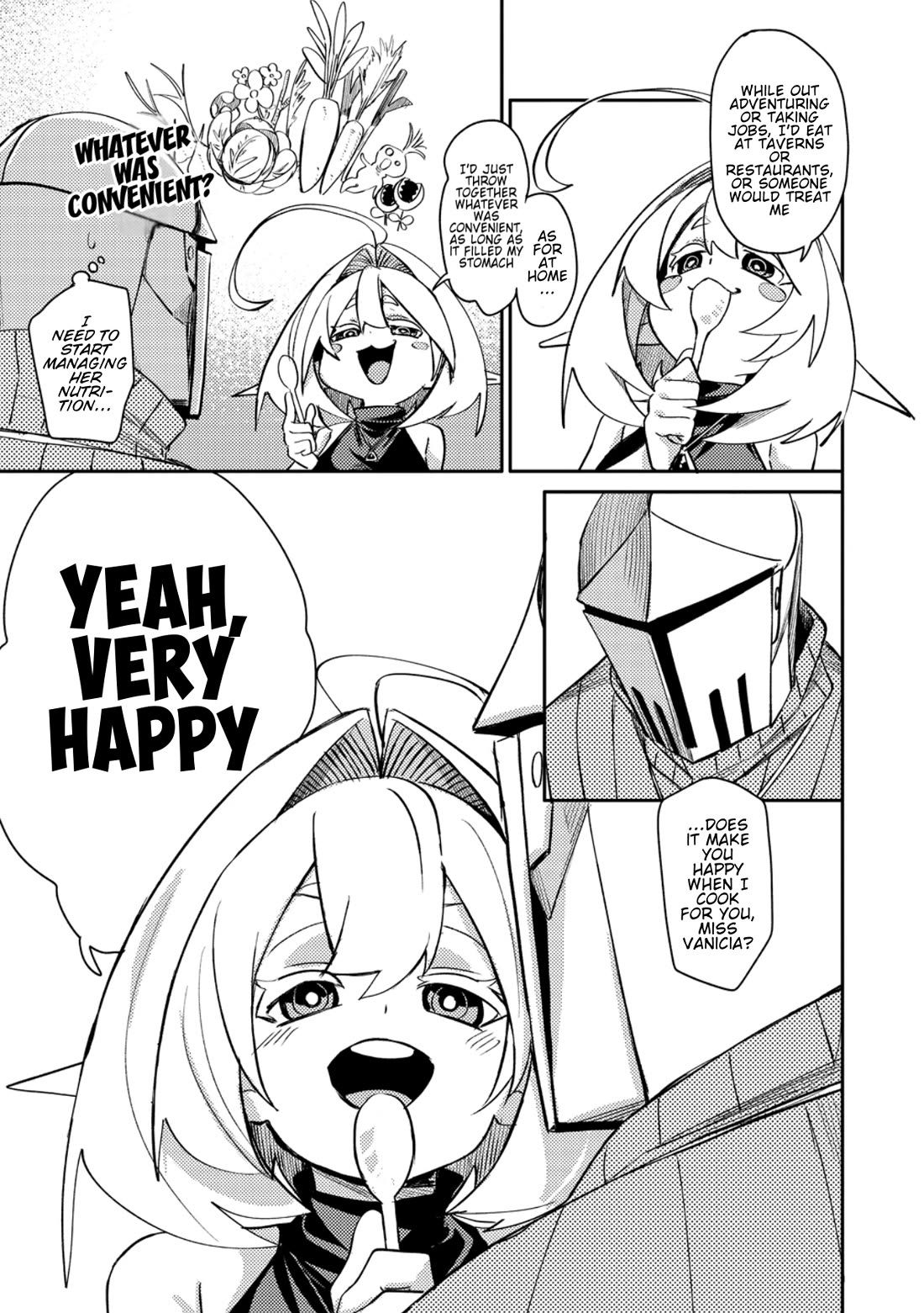 The Elf Picked Up the Heavy Knight Chapter 1 page 8 - Chapter 1