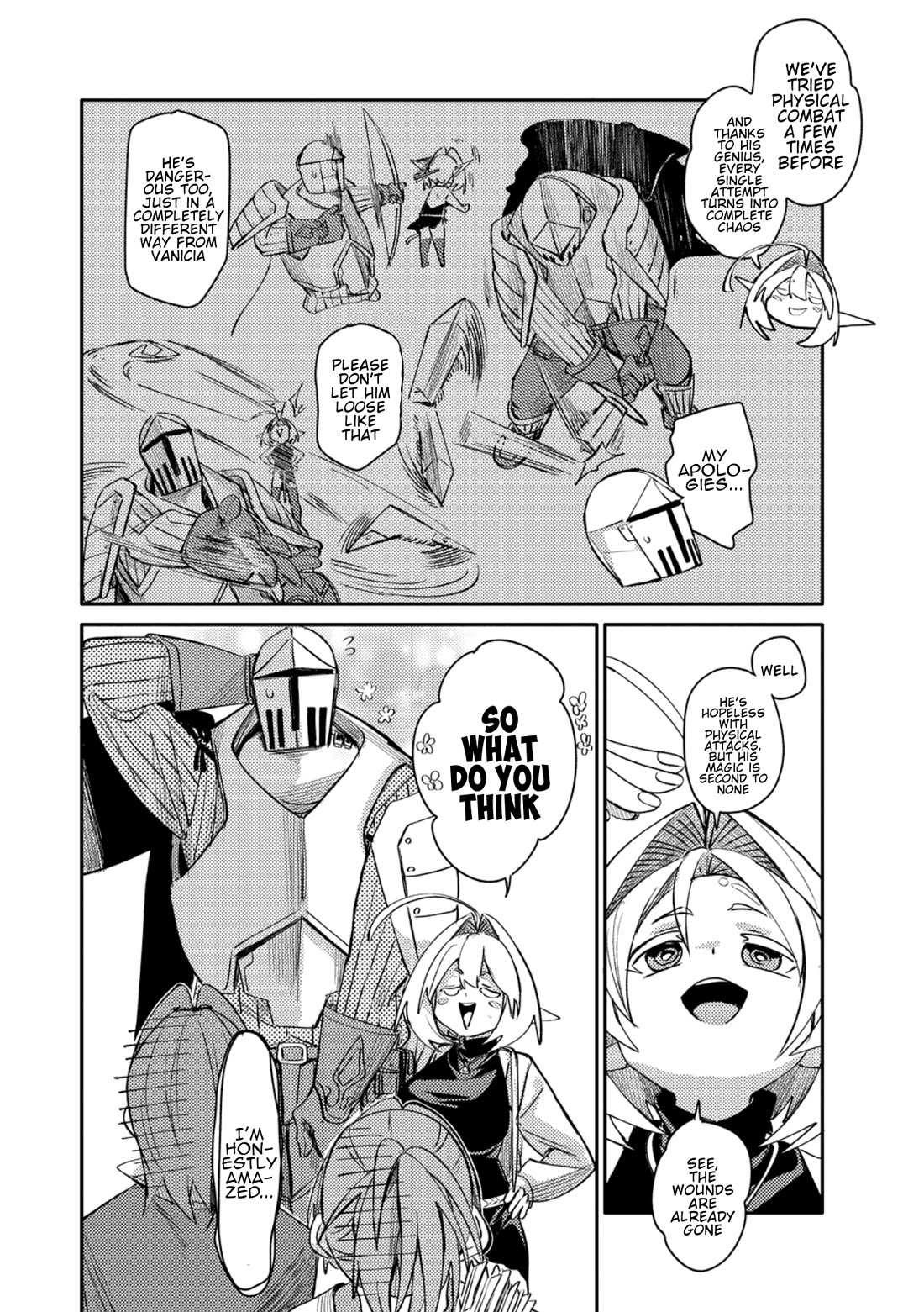 The Elf Picked Up the Heavy Knight Chapter 2 page 14 - Chapter 2
