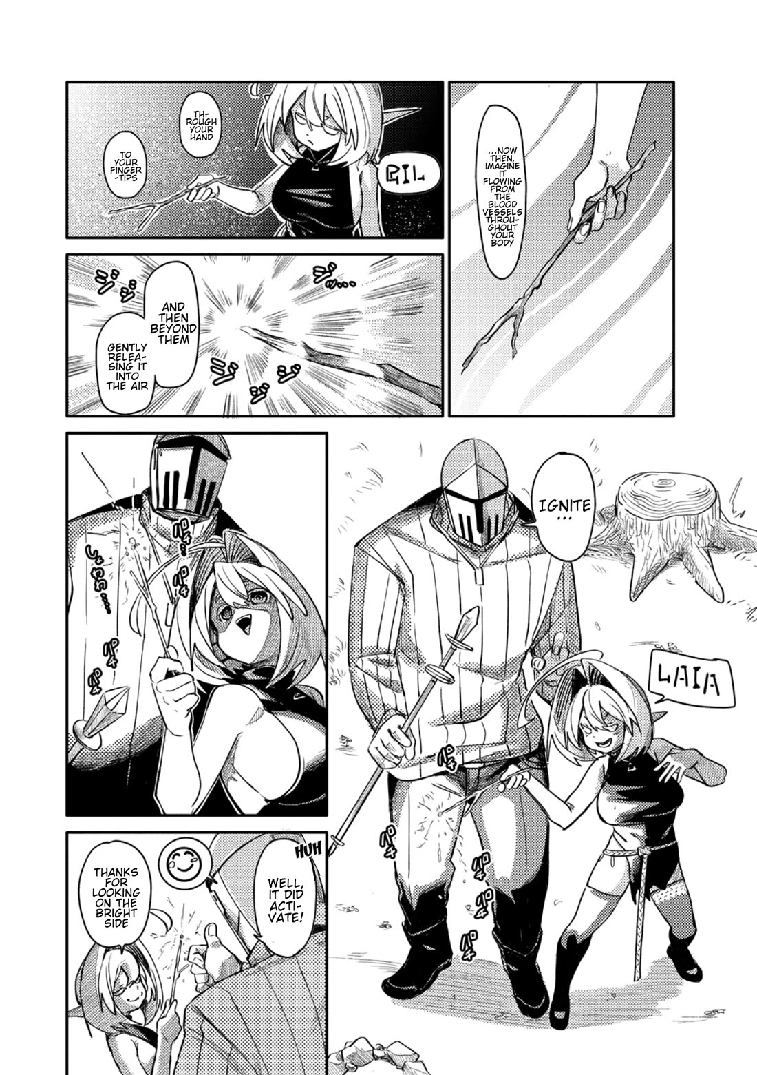 The Elf Picked Up the Heavy Knight Chapter 3 page 12 - Chapter 3