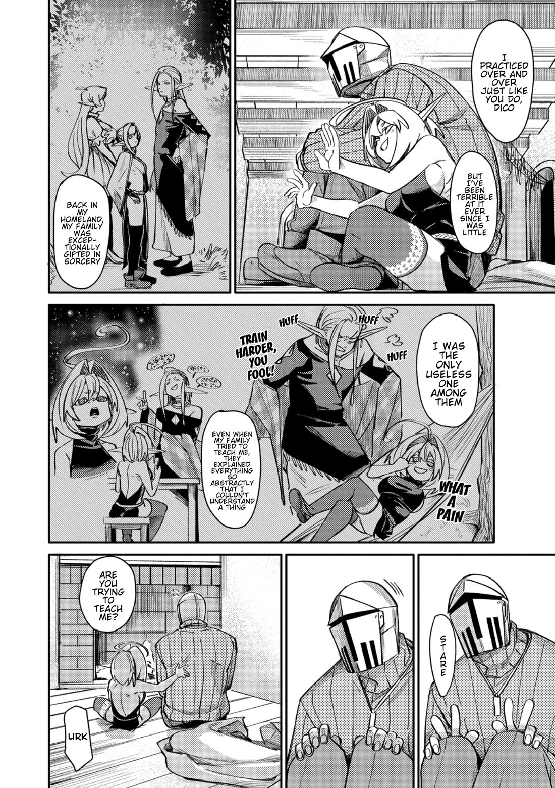 The Elf Picked Up the Heavy Knight Chapter 3 page 4 - Chapter 3