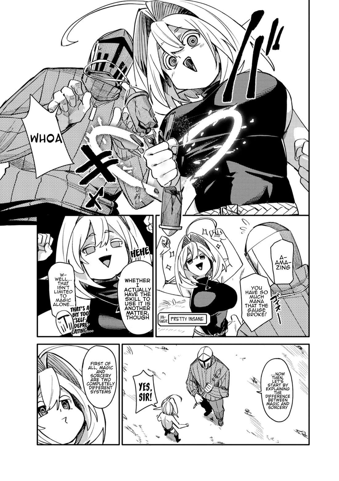 The Elf Picked Up the Heavy Knight Chapter 3 page 7 - Chapter 3