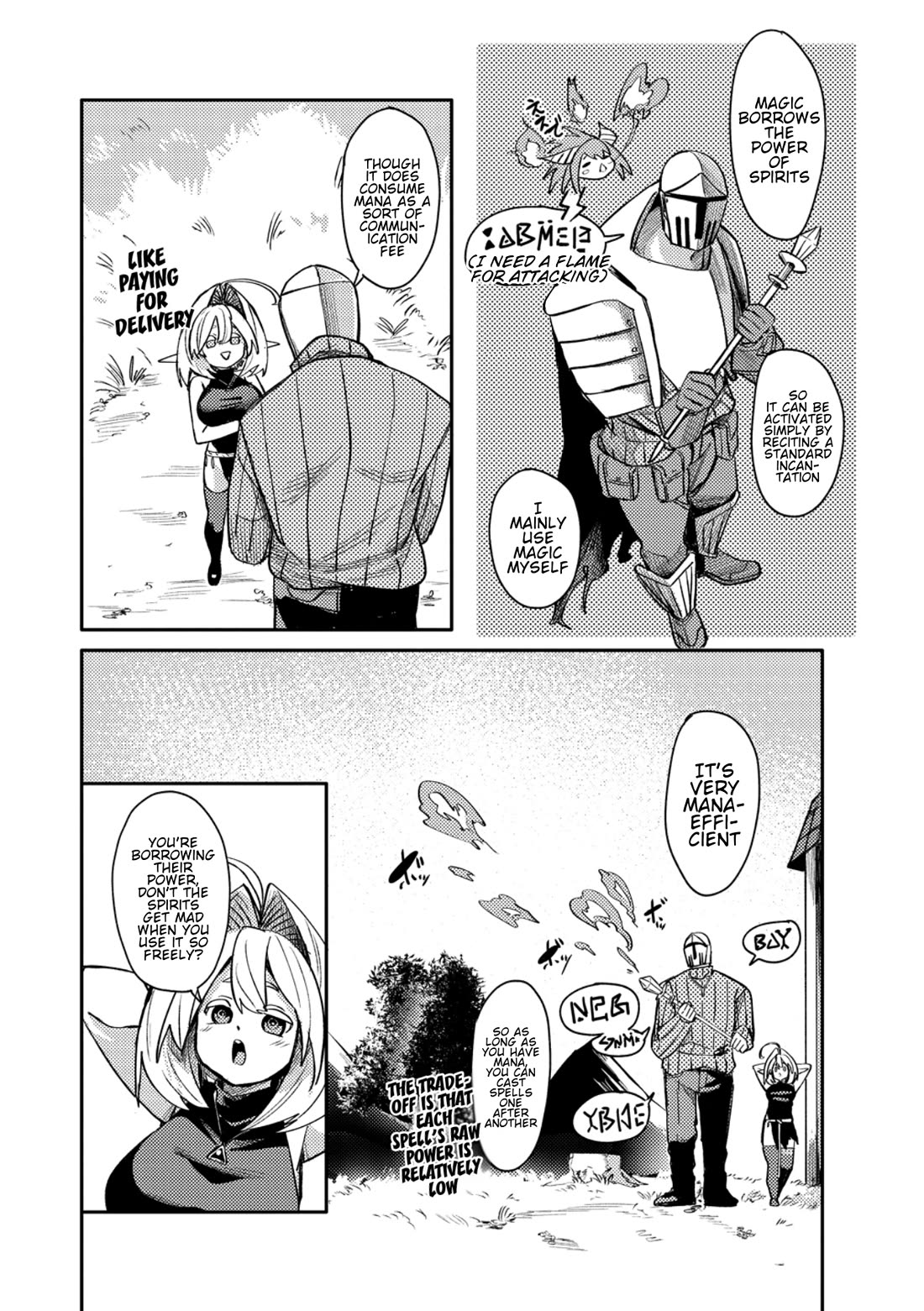 The Elf Picked Up the Heavy Knight Chapter 3 page 8 - Chapter 3