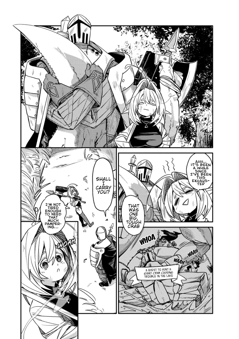 The Elf Picked Up the Heavy Knight Chapter 4 page 2 - Chapter 4