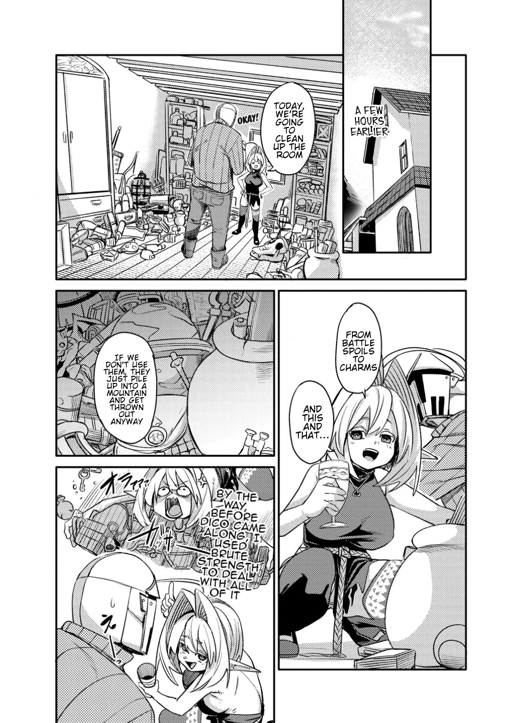 The Elf Picked Up the Heavy Knight Chapter 5 page 3 - Chapter 5