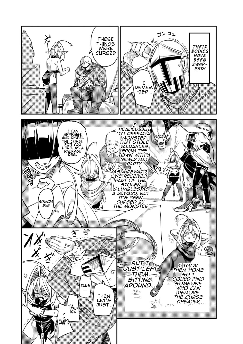 The Elf Picked Up the Heavy Knight Chapter 5 page 6 - Chapter 5