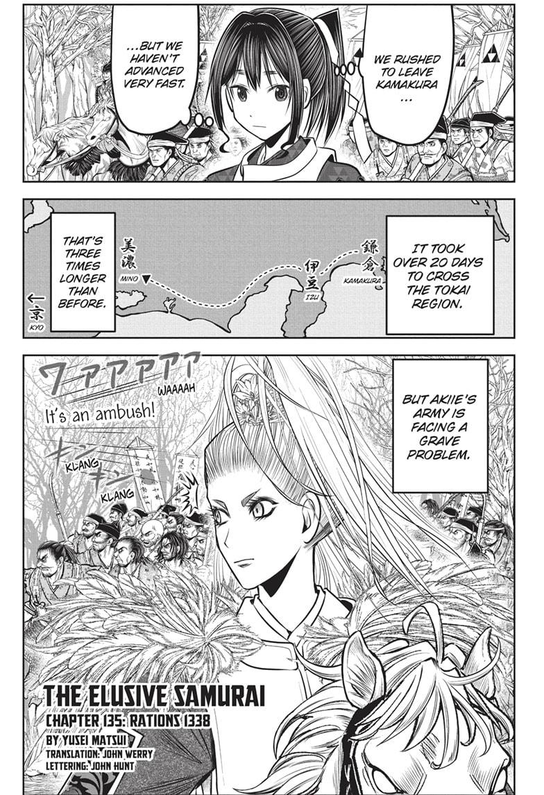 The Elusive Samurai Chapter 135 page 1 - Chapter 135