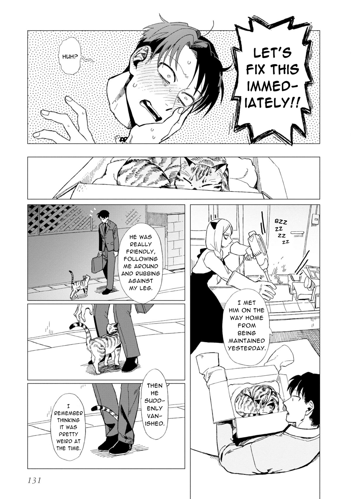 The Everyday Maintenance of Shinozaki-kun Chapter 12.6 page 5 - Chapter 12.6: The Cat Incident