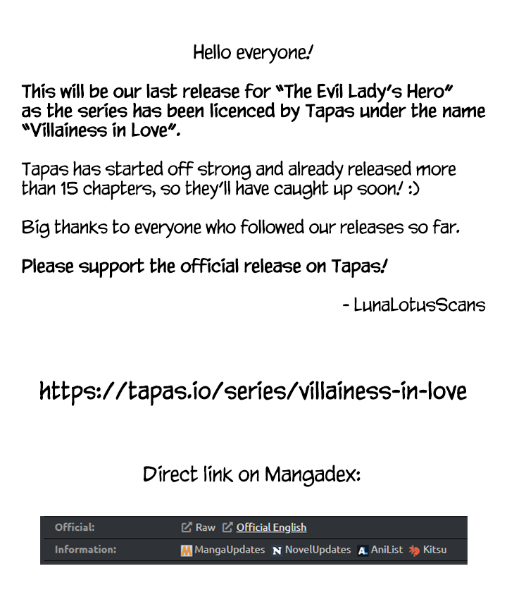 The Evil Lady's Hero Chapter 21 page 1 - Chapter 21
