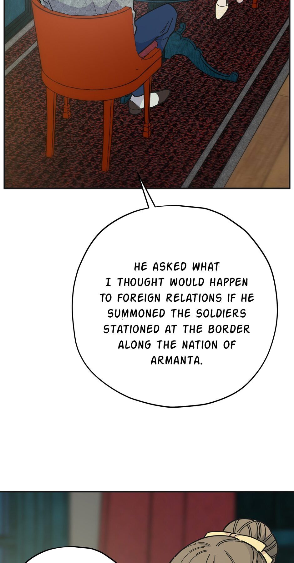 The Evil Lady's Hero Chapter 74 page 4 - Chapter 74: A Conversation with Father