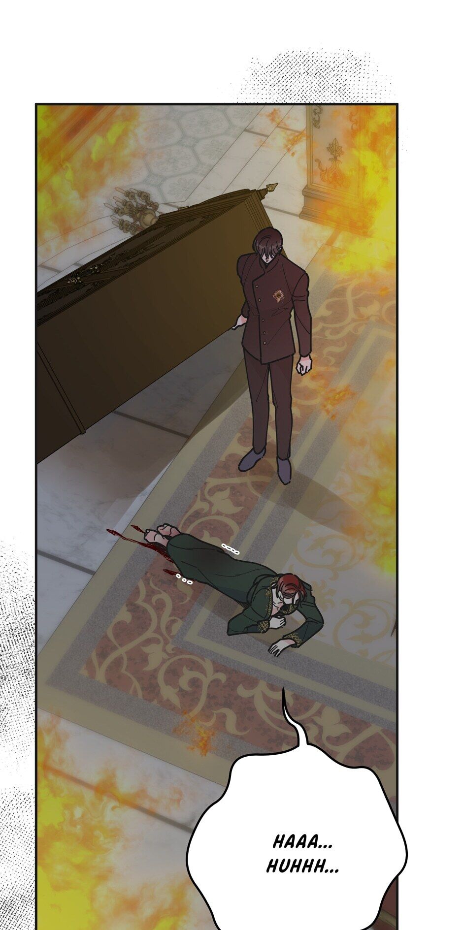 The Evil Lady's Hero Chapter 77 page 77 - Chapter 77: Flames in the Dark