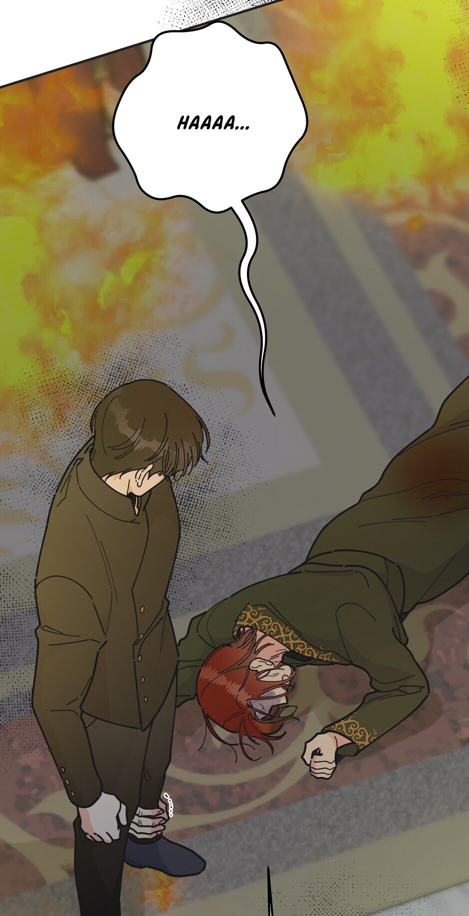 The Evil Lady's Hero Chapter 77 page 80 - Chapter 77: Flames in the Dark
