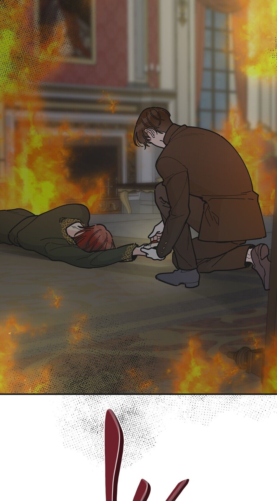 The Evil Lady's Hero Chapter 77 page 86 - Chapter 77: Flames in the Dark